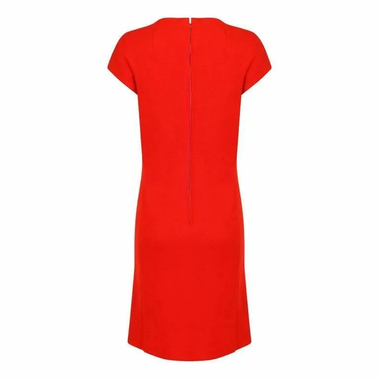 1960s Geoffrey Beene Red Jersey Shift Dress