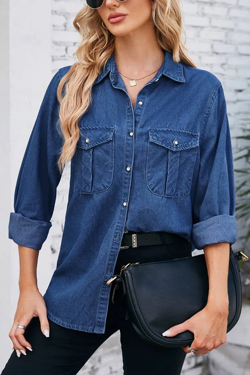 2024 SPRING NEW DENIM SHIRT TOPS_CWTSTL1063