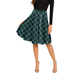 Abercrombie Tartan Melete Pleated Midi Skirt