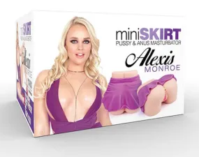 Alexis Monroe Mini Skirt Pussy and Ass Masturbator