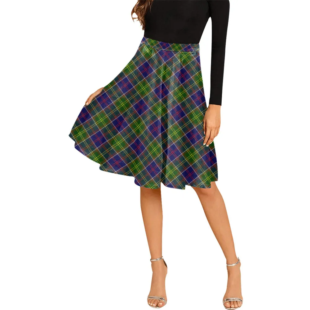 Arnott Tartan Melete Pleated Midi Skirt