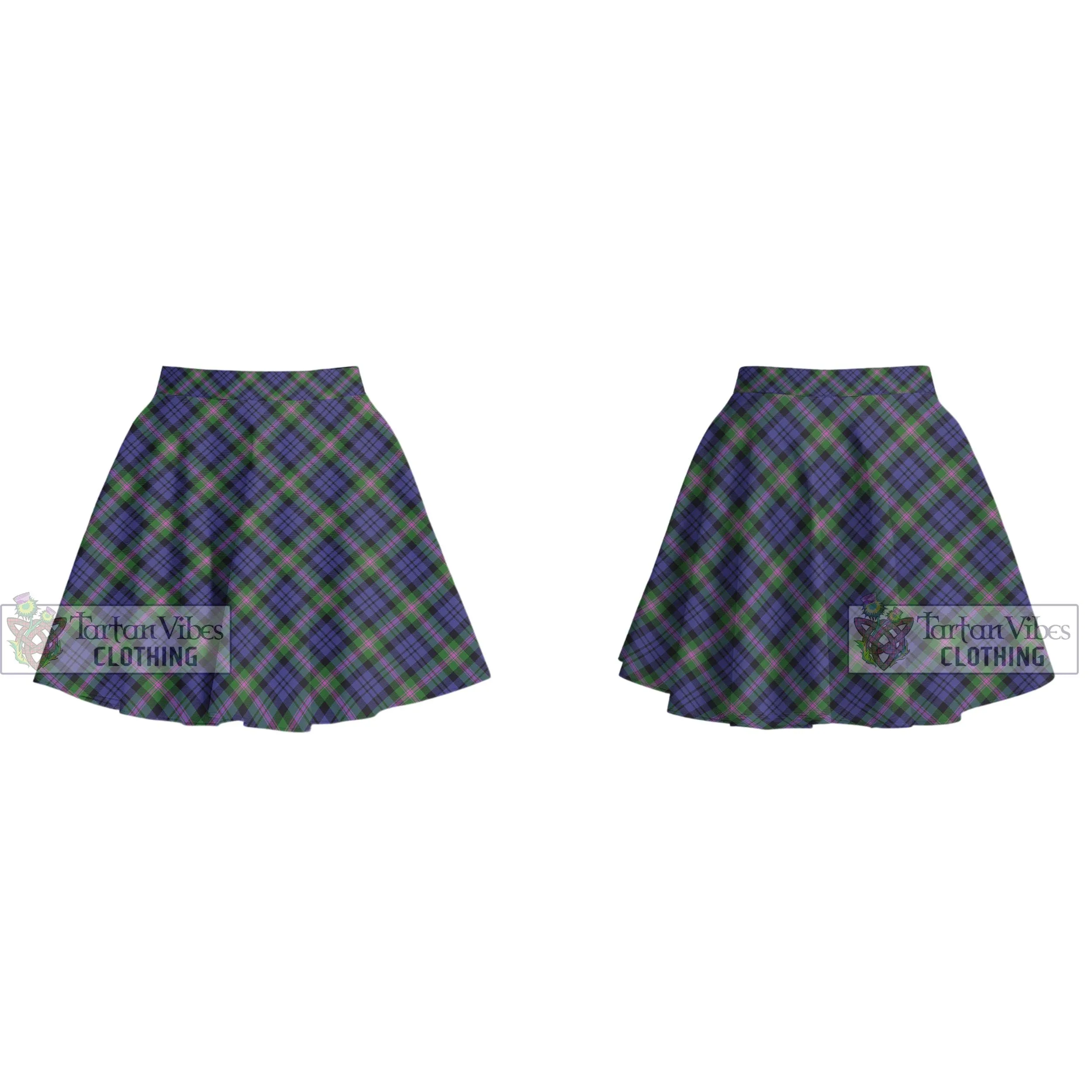 Baird Modern Tartan Women's Plated Mini Skirt