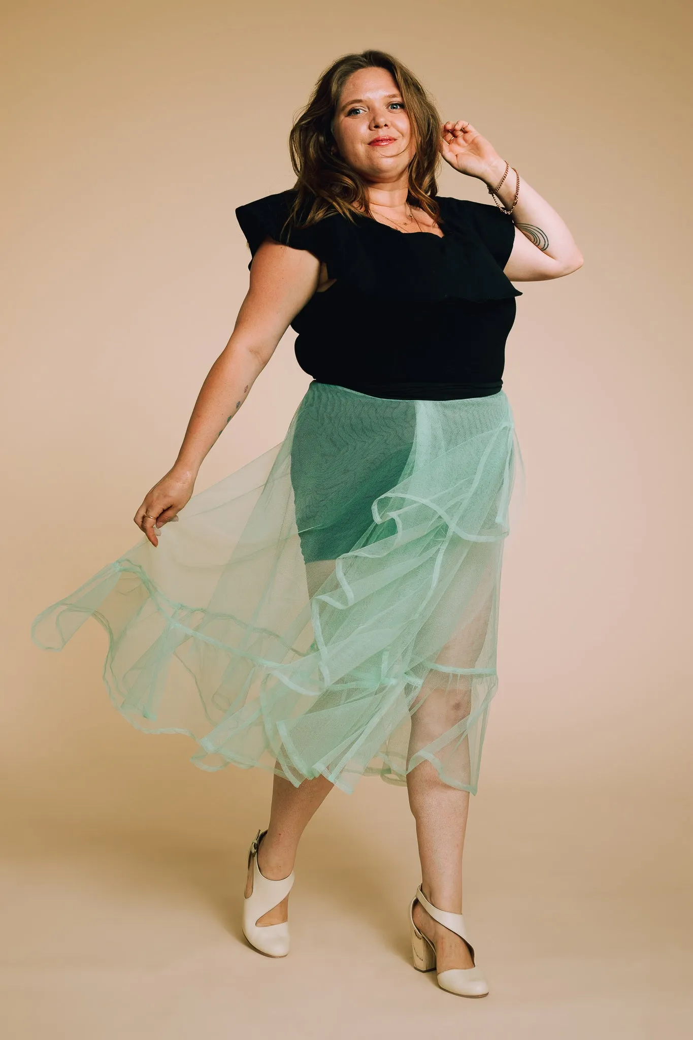 BHL Draft It Yourself - Ruffle Hem Wrap Skirt