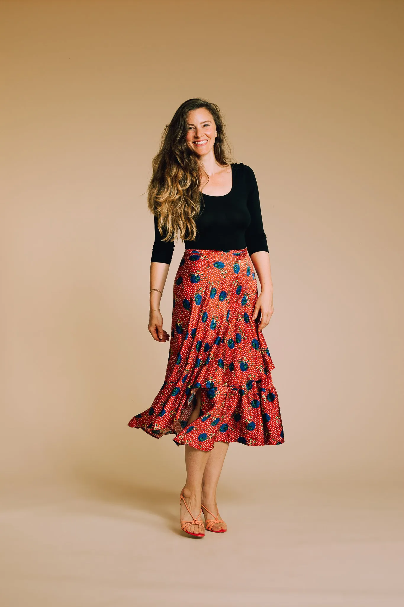 BHL Draft It Yourself - Ruffle Hem Wrap Skirt