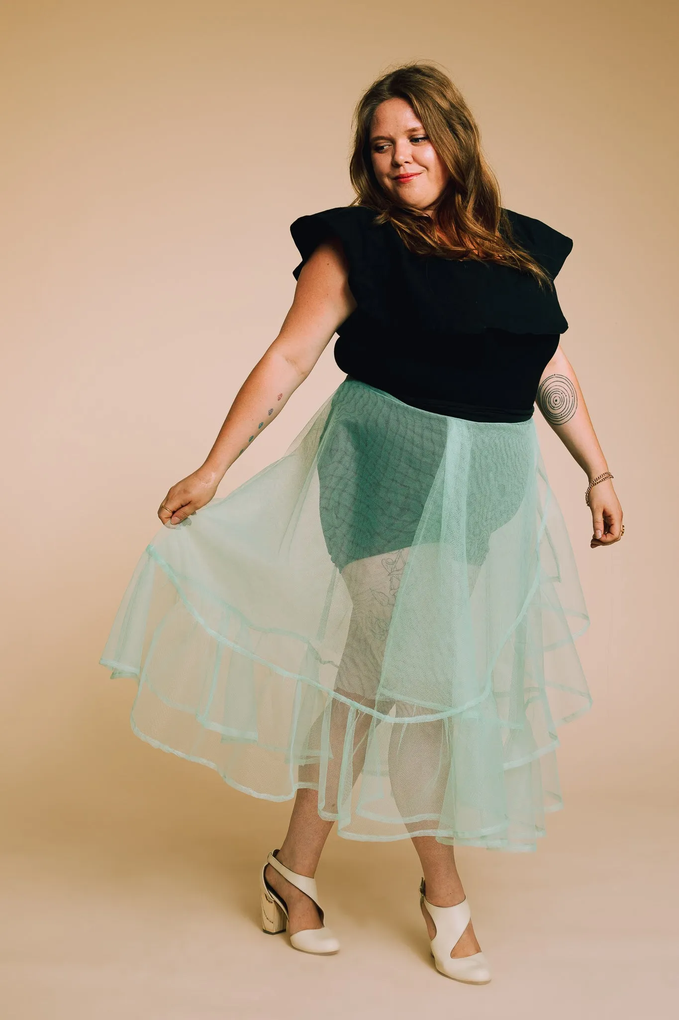 BHL Draft It Yourself - Ruffle Hem Wrap Skirt