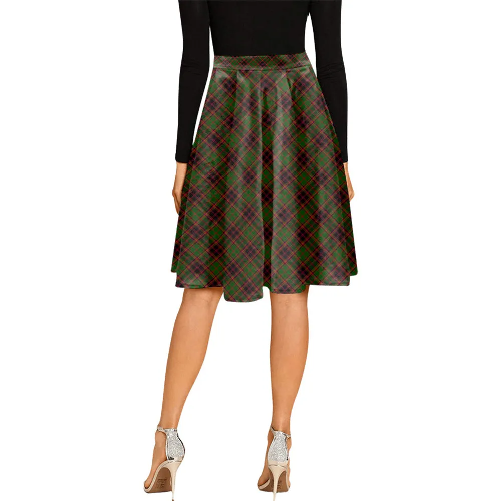 Buchan Tartan Melete Pleated Midi Skirt