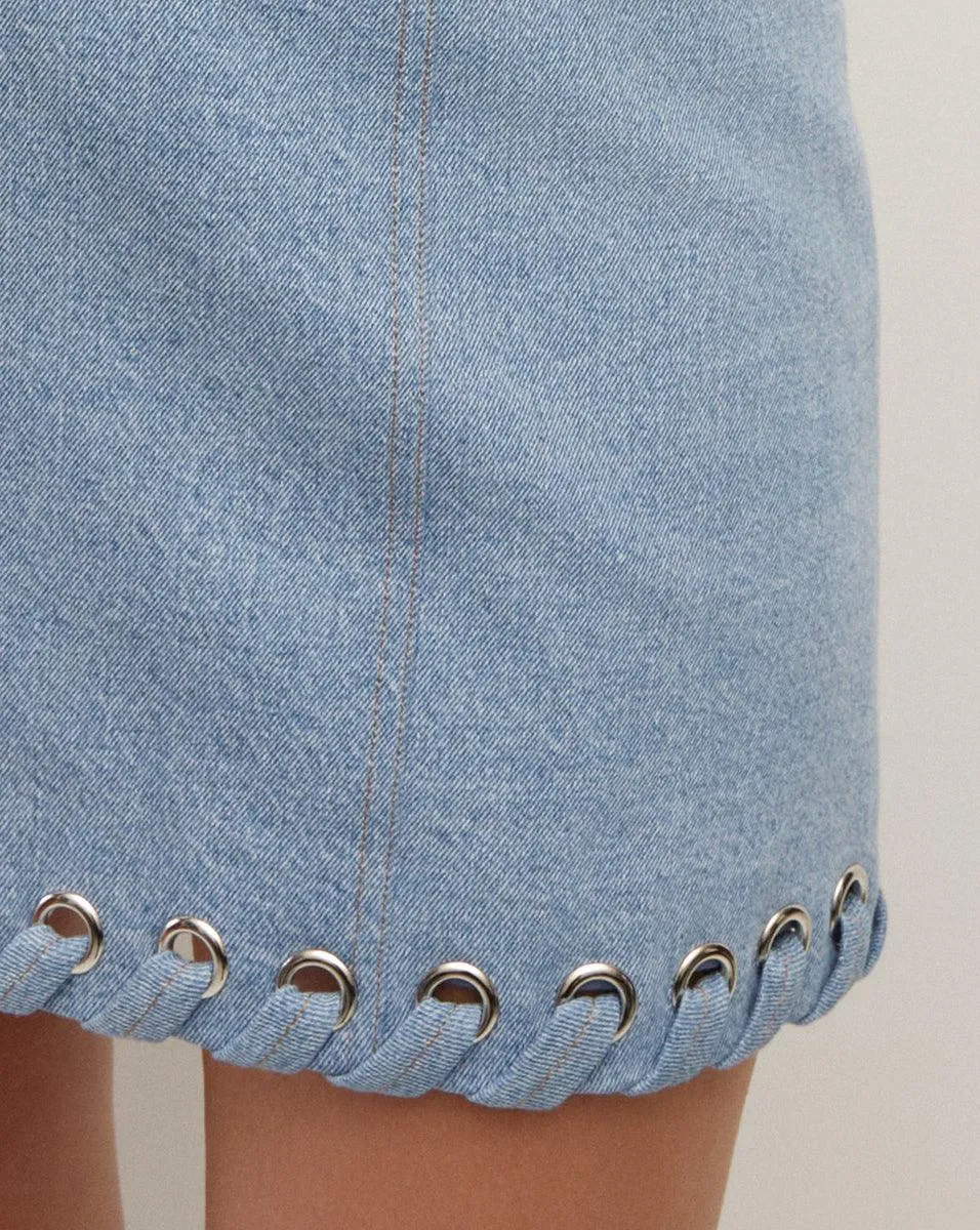 Davey Denim Mini Skirt