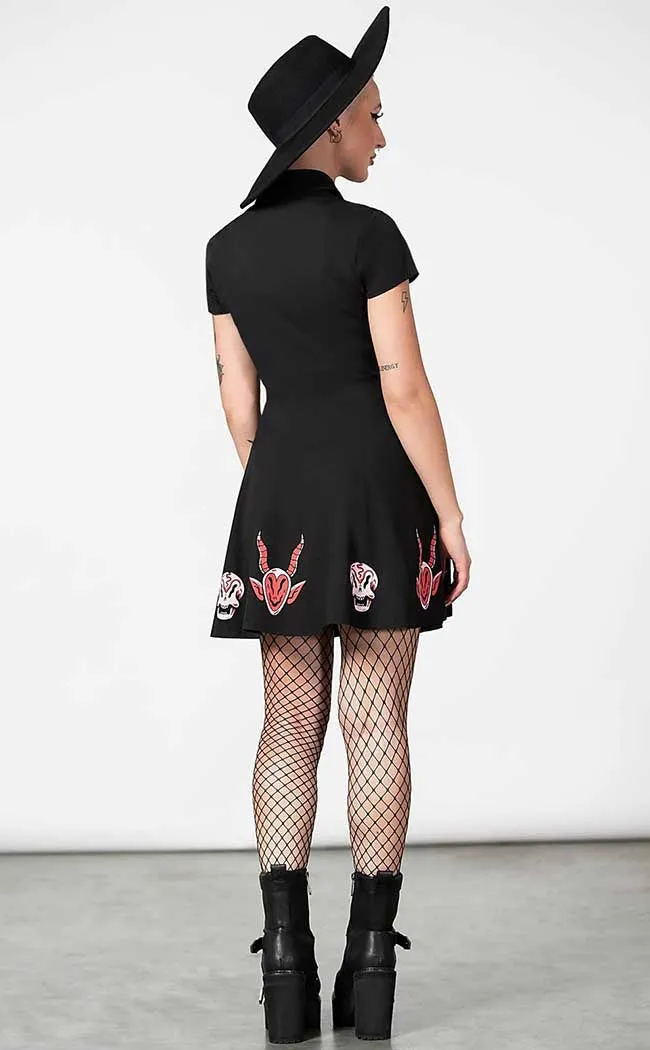 Devil's Contract Collar Dress