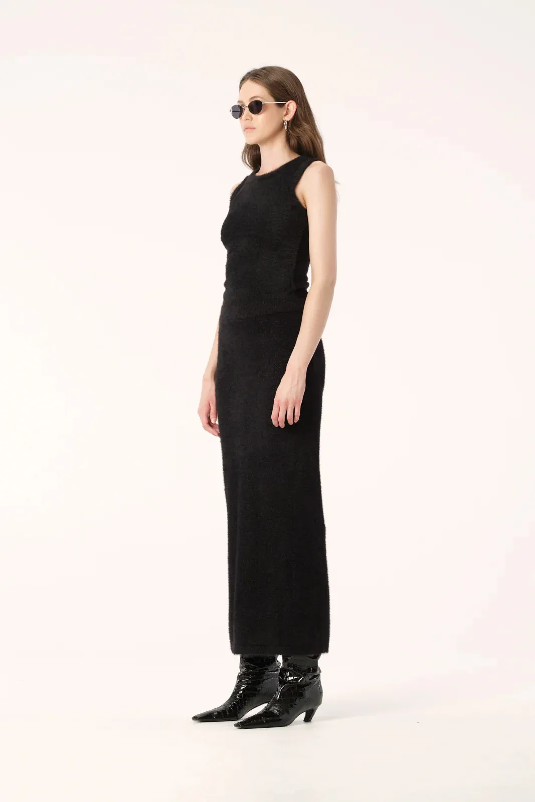 Elka Collective HARVIE SKIRT BLACK LUREX