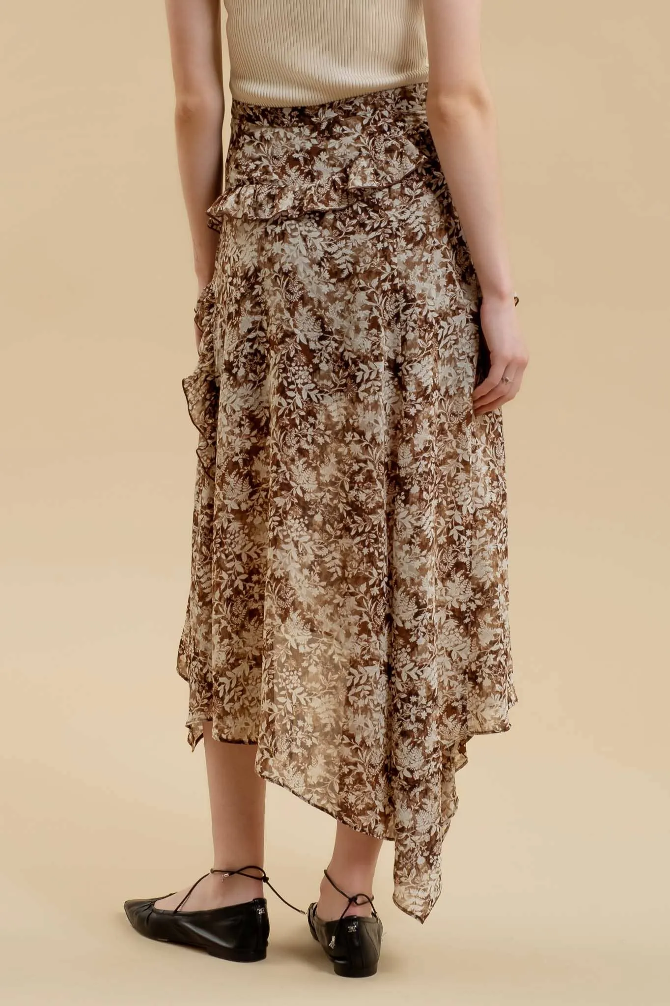 Floral Midi Skirt