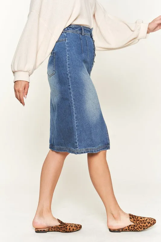 Hazel Denim Skirt