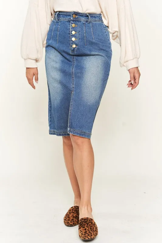 Hazel Denim Skirt