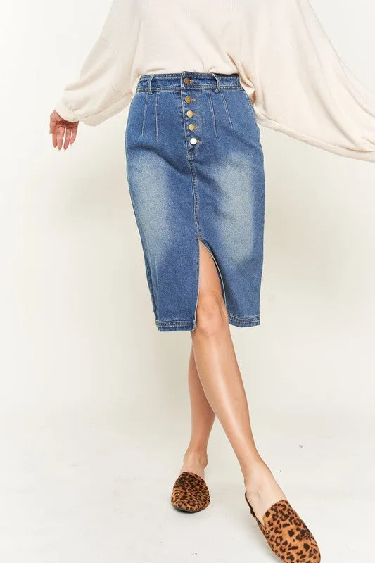 Hazel Denim Skirt