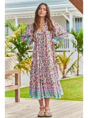 JAASE Field Day Print Briana Midi Dress