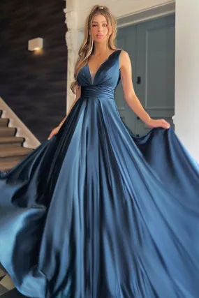 JP120 Gown by Jadore - Teal