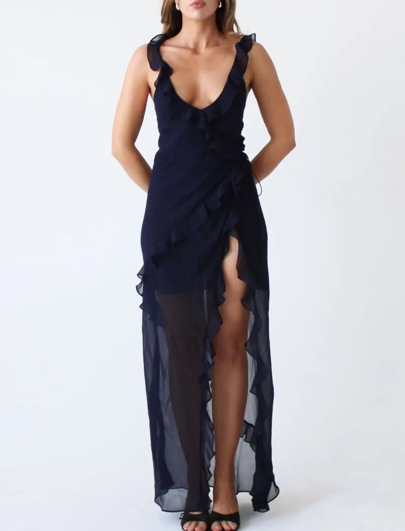 Just like Heaven Maxi Dress | Navy