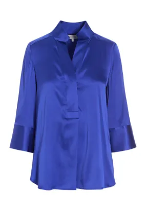 Kami Heaven Blue Silk Shirt