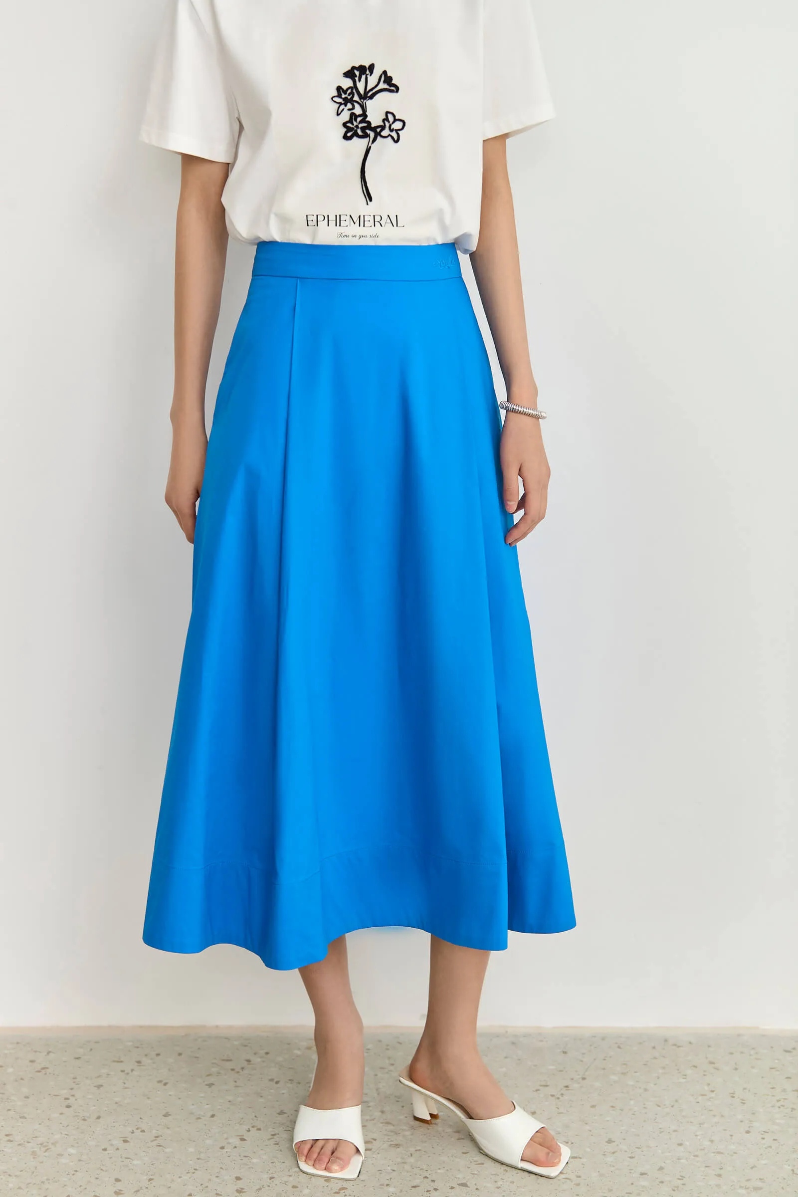 LILY Slimming A-line High-Waisted Skirt