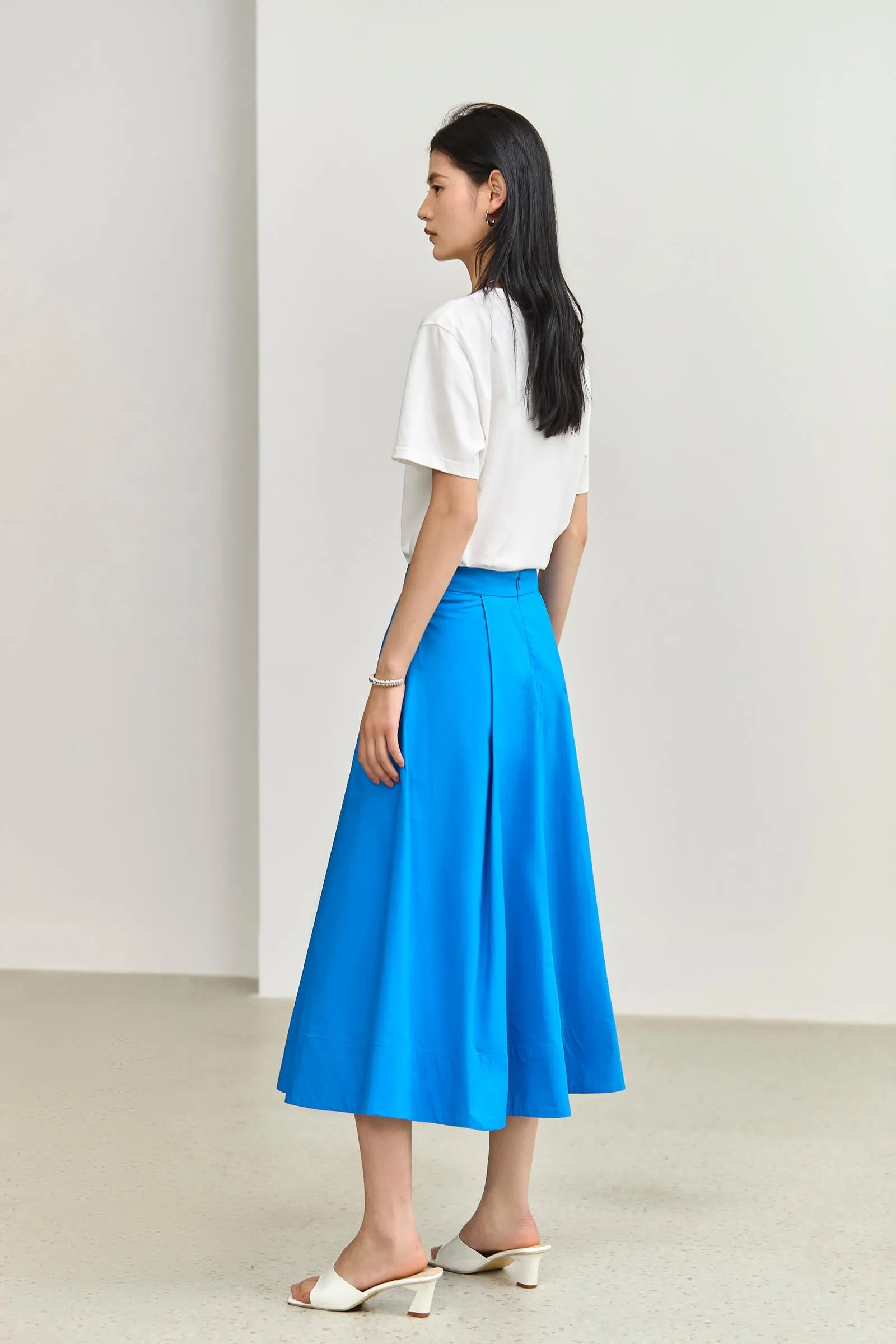 LILY Slimming A-line High-Waisted Skirt