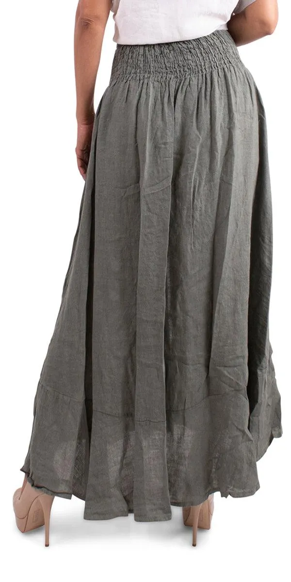 Magdalena Linen Skirt