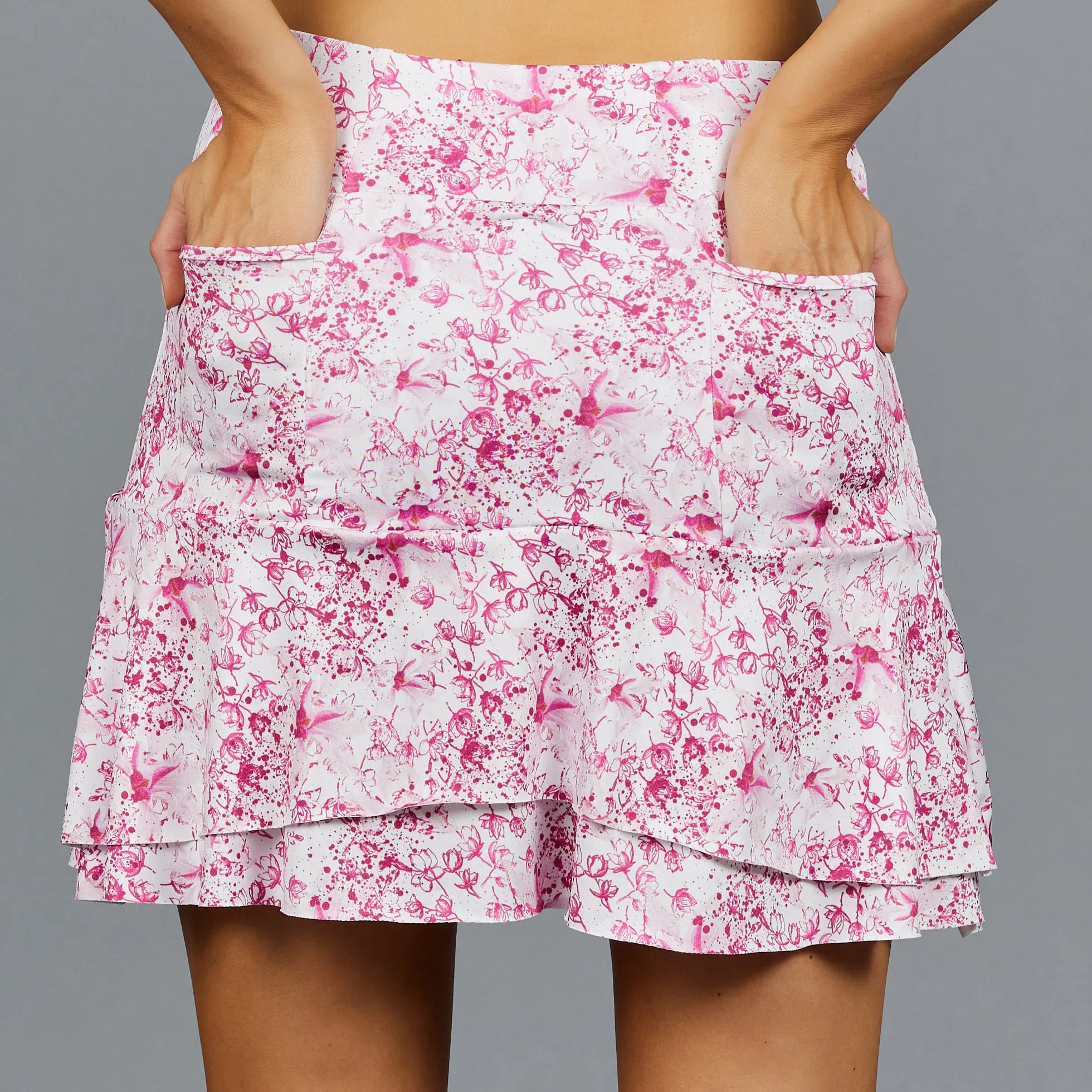 Meadow Long Print Skort