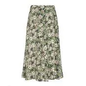 Midi Garden Bloom Button Skirt