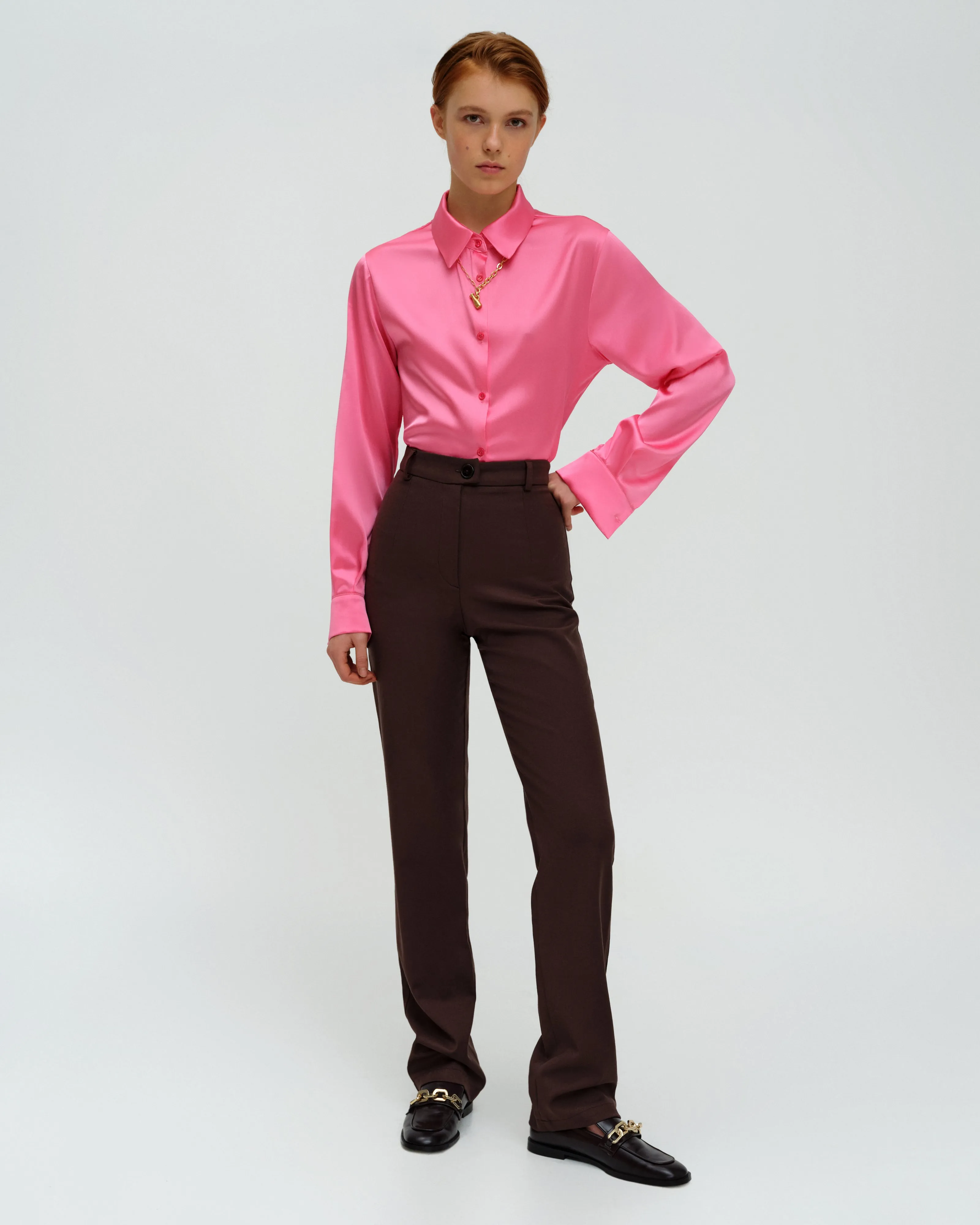 Mulberry Silk Pink Blouse