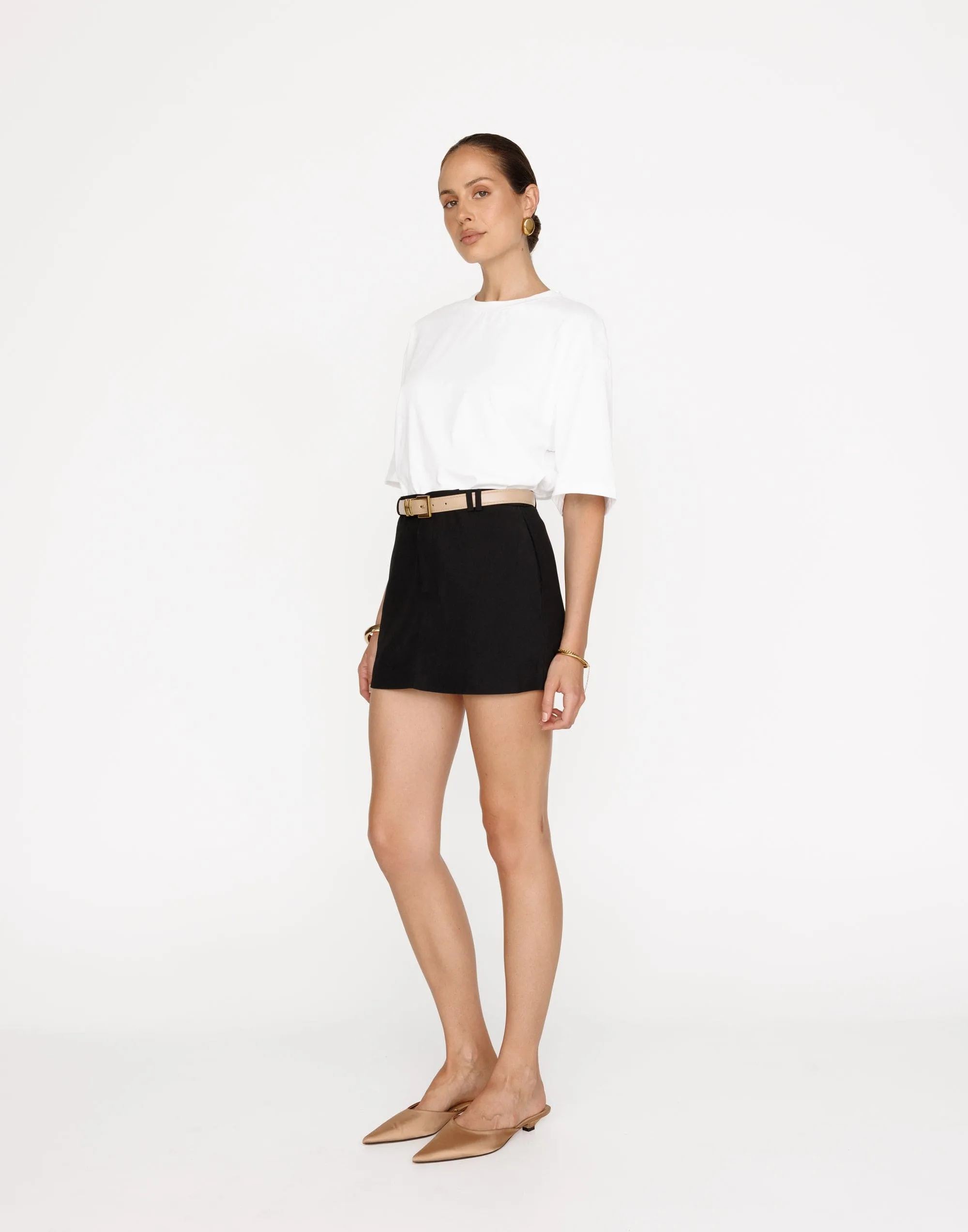 Nailah Mini Skirt (Black)