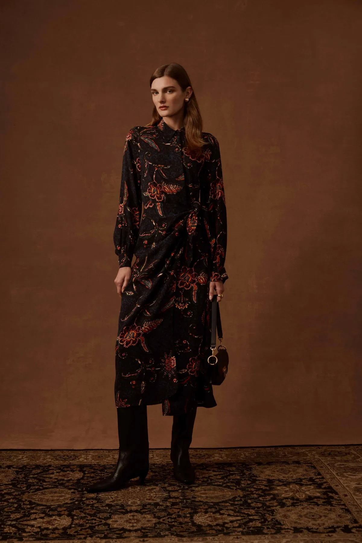 Pascal Shirt Dress - Floral Print