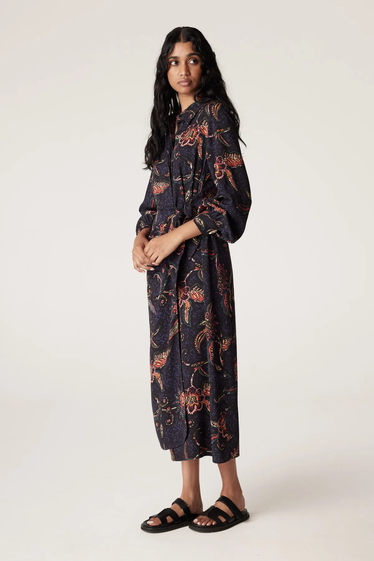 Pascal Shirt Dress - Floral Print