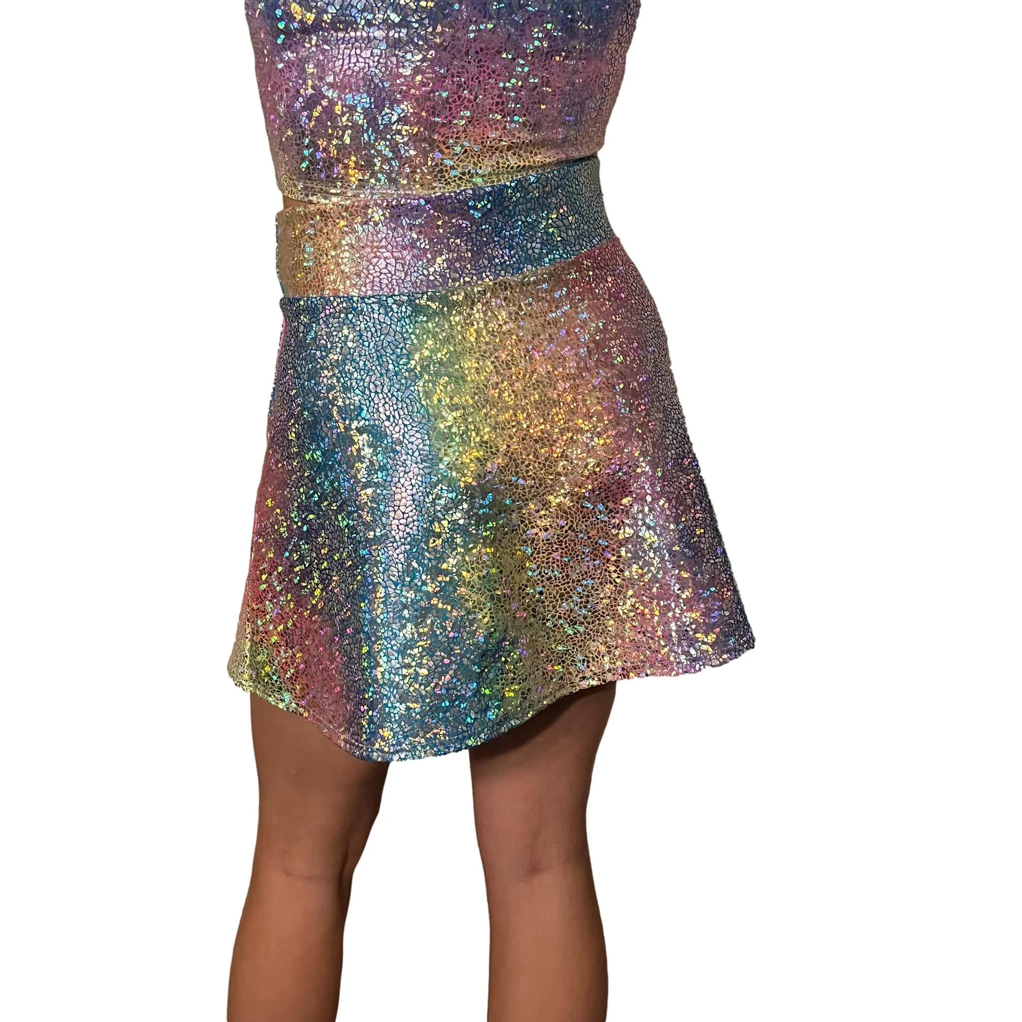 Rainbow Avatar A-line Skirt w/Optional Pockets