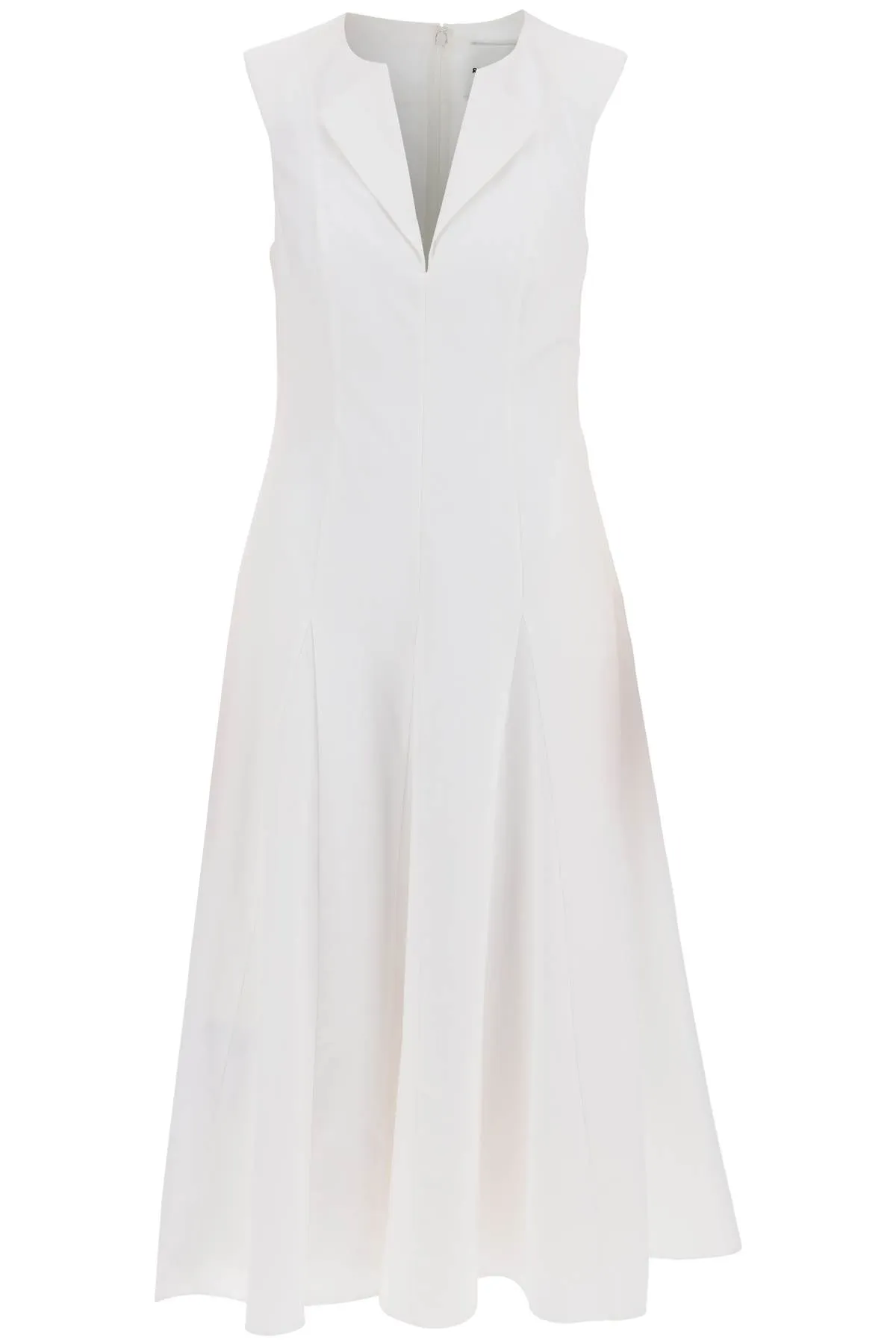 Roland Mouret cotton poplin midi dress in