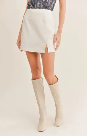 Sadie & Sage Candlelit Suede Mini Skirt