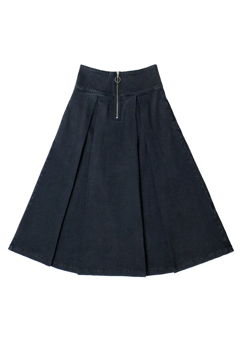 Seventy   Mochi Maddie Skirt Washed Black