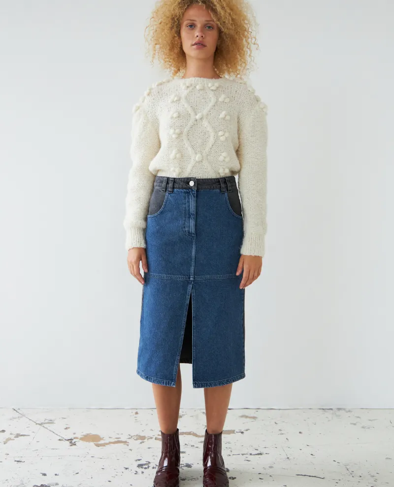 Stella Nova Dana Blue Denim Skirt