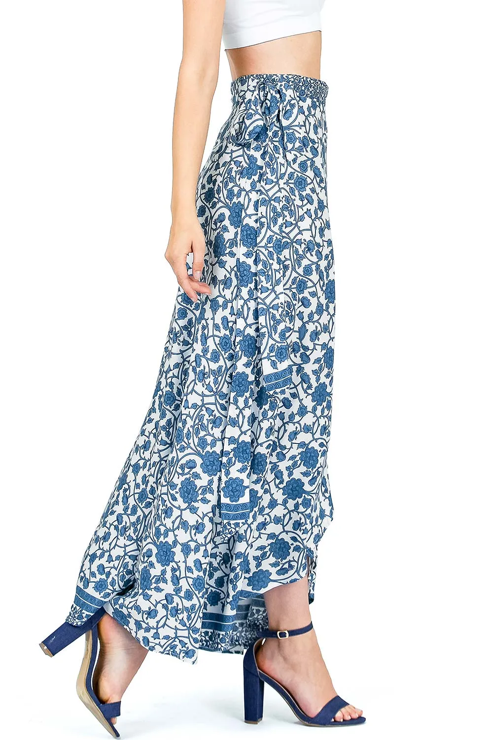 Vine Wrap Maxi Skirt