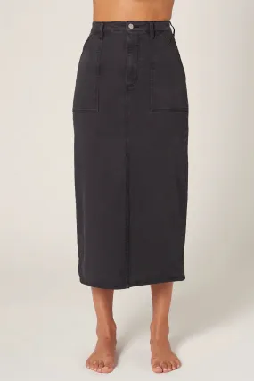 Washed Black Trade Skirt