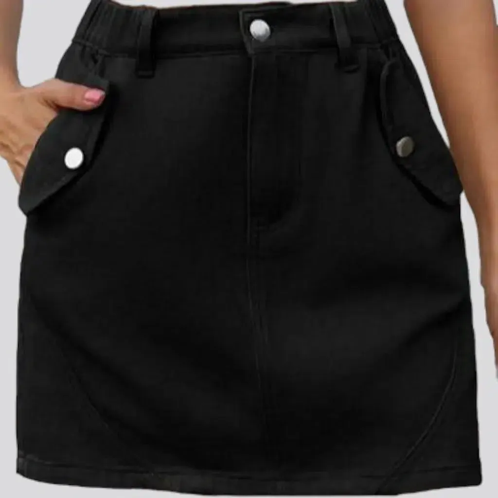 Y2k mini women's denim skirt