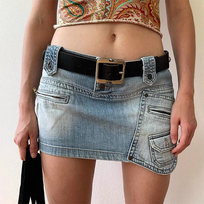 Y2K Style Mini Skirt